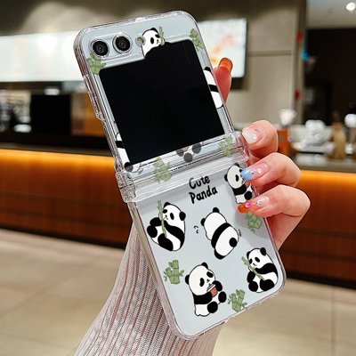 coque transparente sept pandas mignons