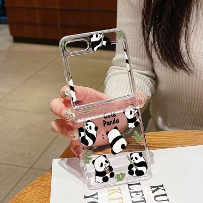 coque transparente vide sept pandas mignons