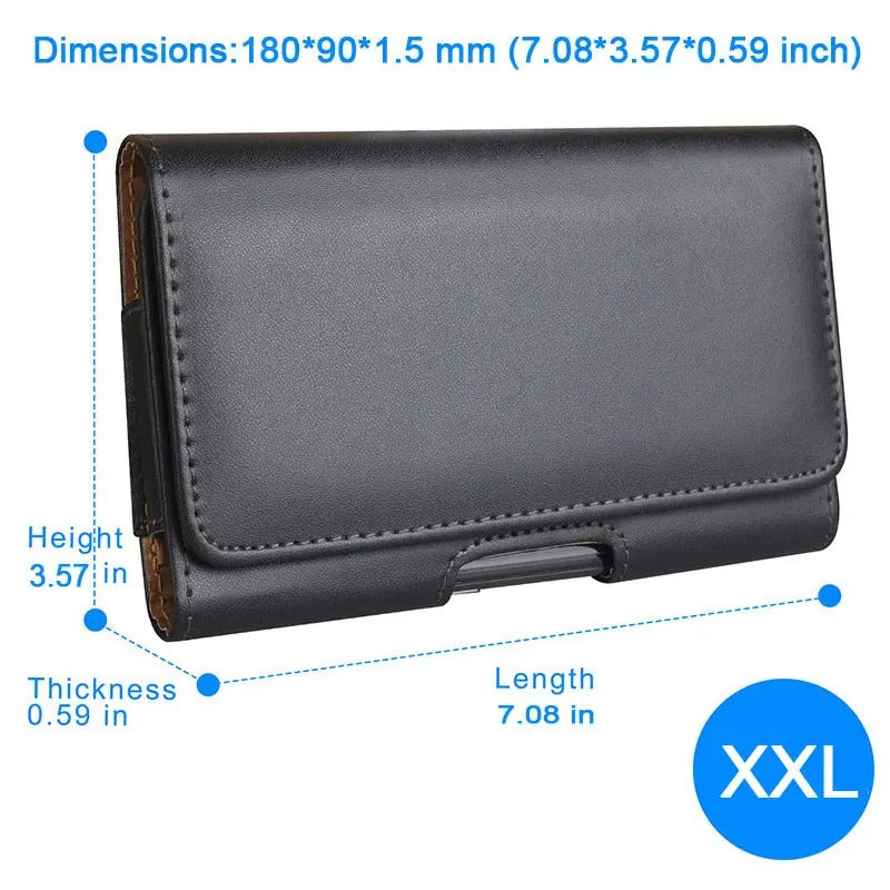 etui telephone noir taille extra large