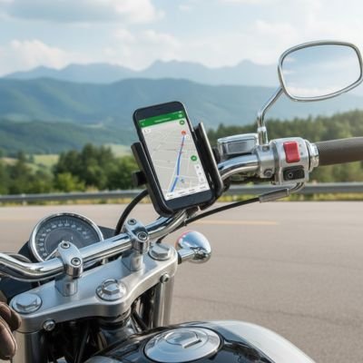 Support moto pour téléphone 