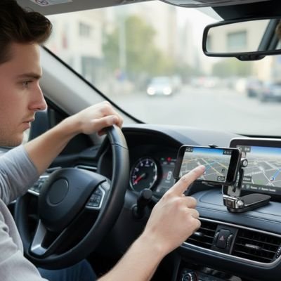 support telephone voiture articulation 