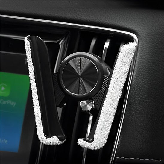 support telephone voiture avec lamelles