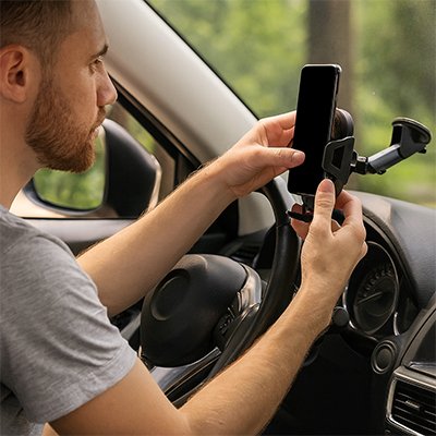 support telephone voiture avec ventouse renforcee