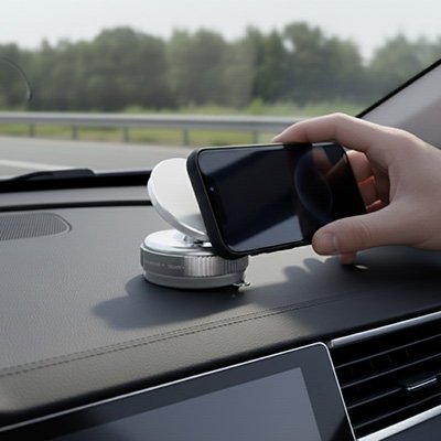 Support telephone voiture base 360