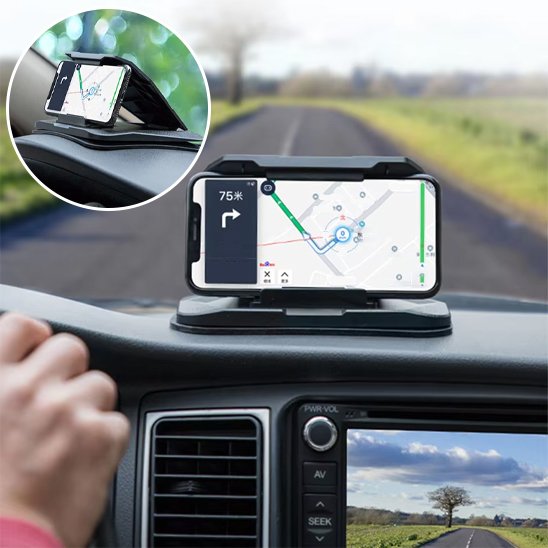 support telephone voiture base en silicone dix