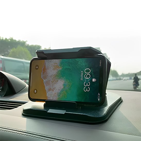 support telephone voiture base en silicone quatre