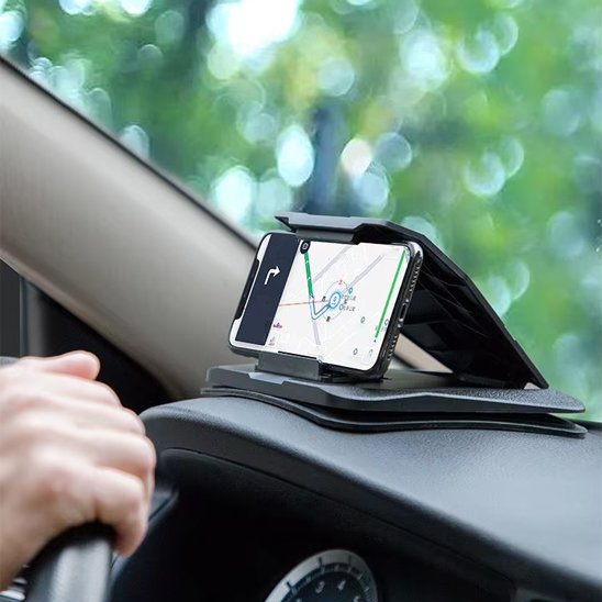support telephone voiture base en silicone six