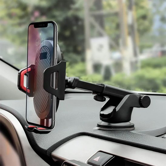 support telephone voiture bras telescopique ajustable