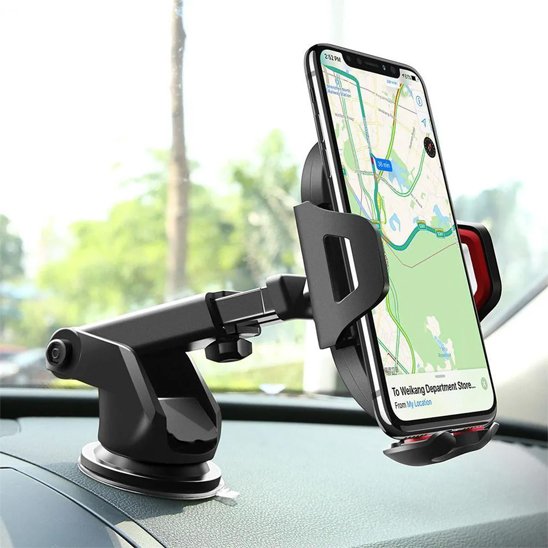 Support telephone voiture bras telescopique
