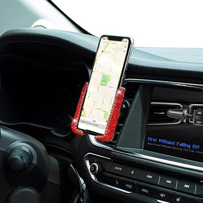 support telephone voiture clip lamelles