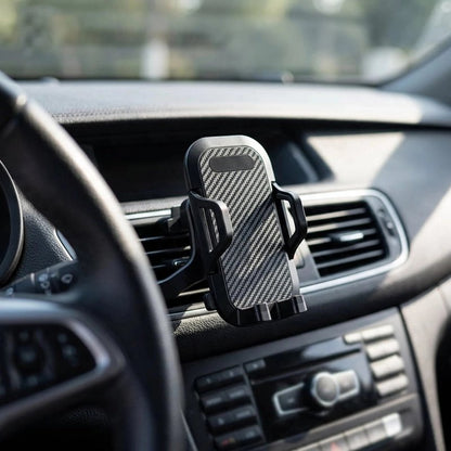 Support téléphone voiture clippage universel noir