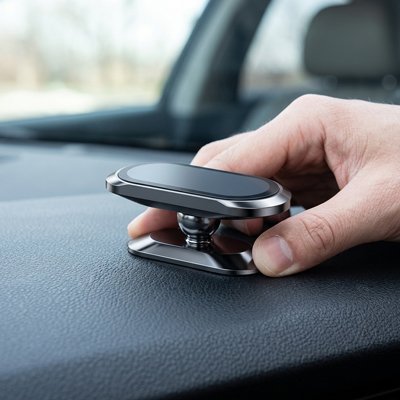 support telephone voiture encombrement mini
