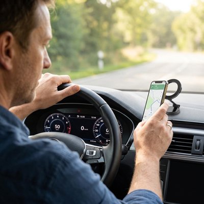 support telephone voiture gris fixation polyvalente