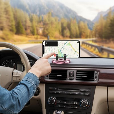 support telephone voiture pince double ajustable