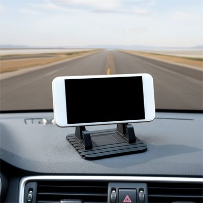 support telephone voiture silicone