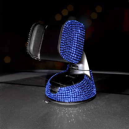 support telephone voiture strass finition