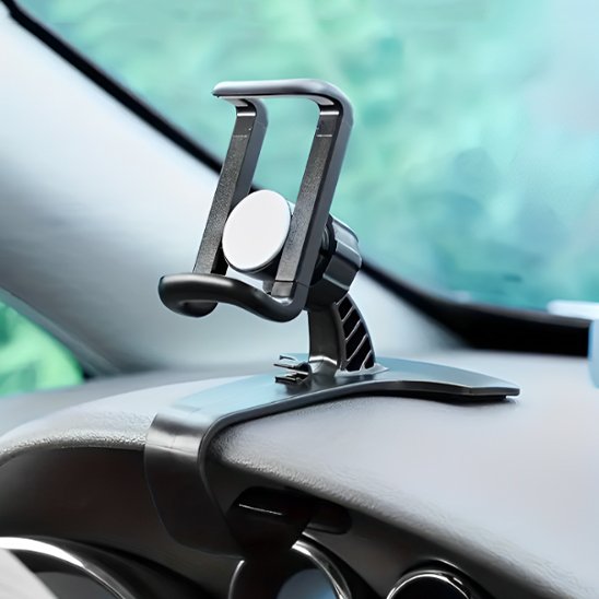 Support telephone voiture via clip